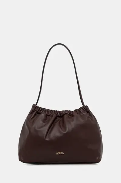 Kožená kabelka Tommy Hilfiger
