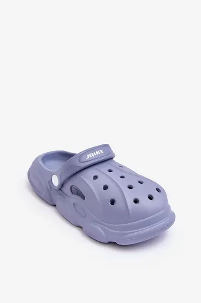 Boto Dětské pěnové pantofle Crocs Modre Cloudy