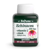 MedPharma Echinacea 100 mg + vitamin C + zinek 67 tablet