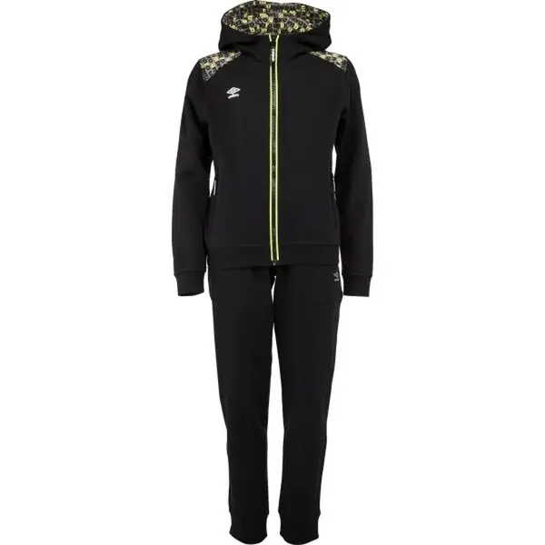 Umbro NARI Chlapecká tepláková souprava, černá, velikost 128-134