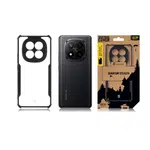 Zadní kryt Tactical Quantum Stealth pro Xiaomi Redmi Note 14 Pro+ 5G, transparentní černá