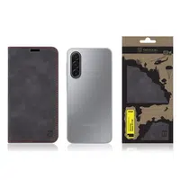 Flipové pouzdro Tactical Xproof pro Samsung Galaxy S25, černá