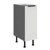 Spodní skříňka Aria ANT 30 D CARGO BB Barva korpusu: Antracit, Barva dvířek: WH - Crystal white AFM