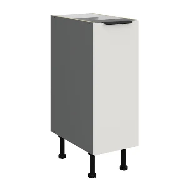 Spodní skříňka Aria ANT 30 D CARGO BB Barva korpusu: Antracit, Barva dvířek: WH - Crystal white AFM