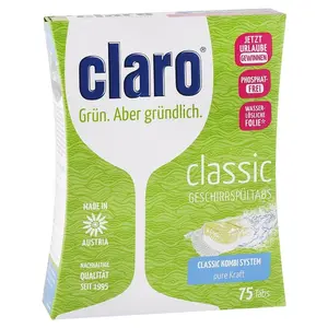 Claro Classic tablety do myčky nádobí 75 ks