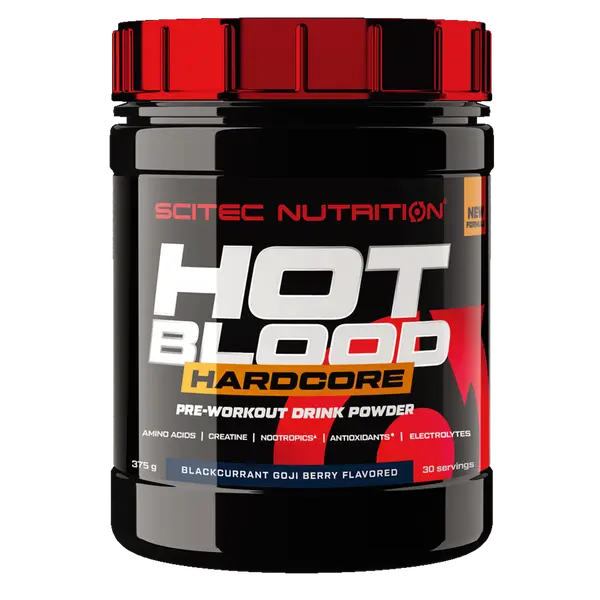 Scitec Nutrition Hot Blood Hardcore 700g - červené plody