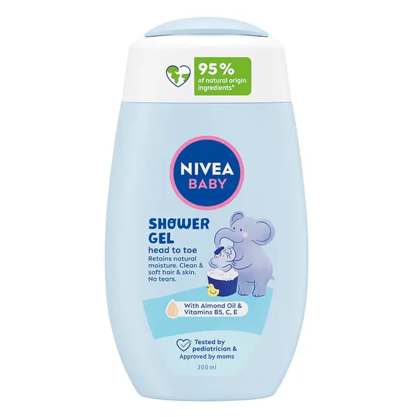 Nivea baby Sprchový gel na tělo a vlásky 200 ml