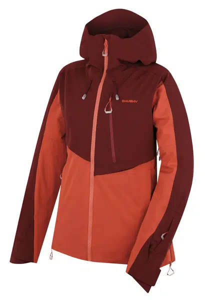 Husky Mistral L XL, bordo/fd. red Dámská lyžařská bunda