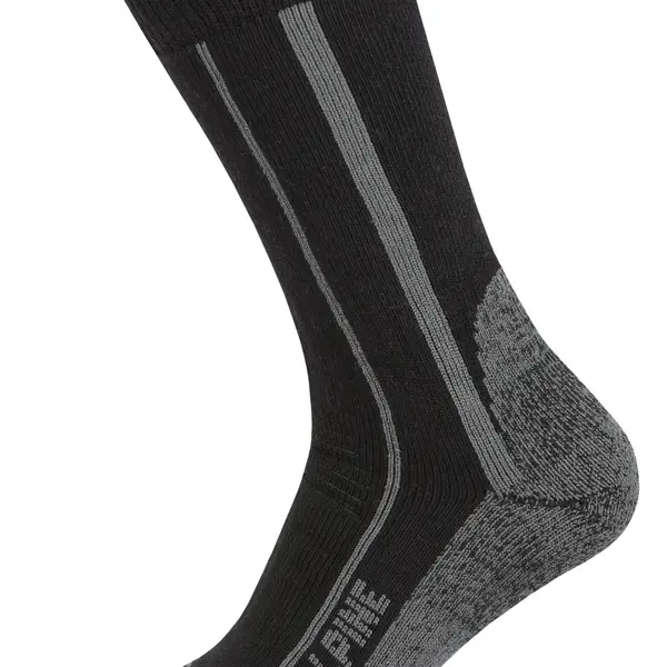Husky Alpine XL (45-48), black Ponožky
