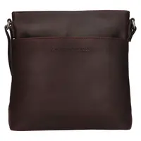 Dámska kožená kabelka The Chesterfield Brand Lunton - tmavo hnedá