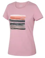 Husky Tee Vane L XL, light pink Dámské bavlněné triko