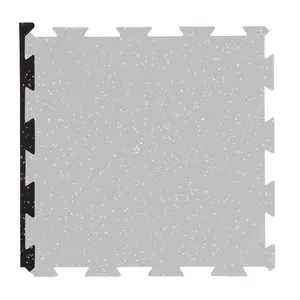 Okraj pro zátěžovou podložku inSPORTline Puzeko 50x50x0,5 cm černá - varianta A
