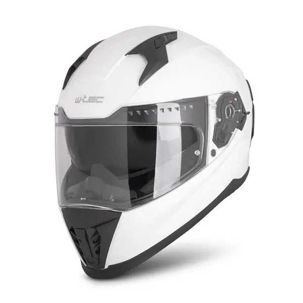Cestovní přilba W-TEC Burgosa bílá lesk L (59-60)
