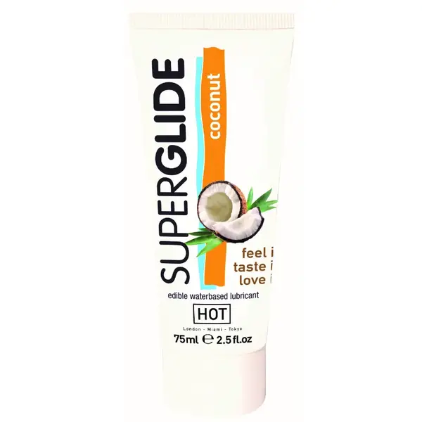 Hot SUPERGLIDE kokosový lubrikační gel Coconut (75 ml)