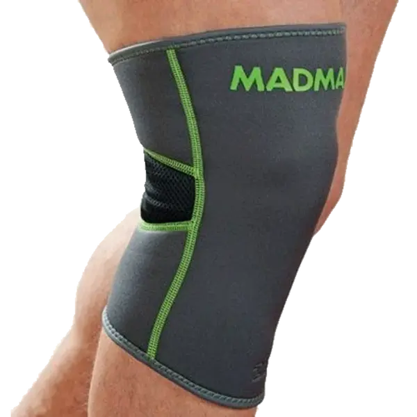 MadMax Bandáž neopren na koleno MFA294 šedá - L