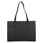 Elegantná dámska kožená kabelka Katana Mauric - čierna