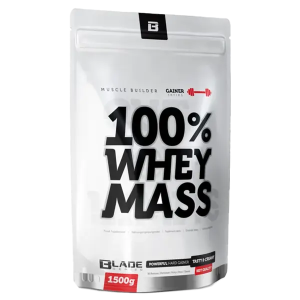 HiTec Nutrition 100% Whey mass gainer 1500g - bílá čokoláda