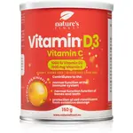 Nutrisslim Vitamin D3 + Vitamin C prášek na přípravu nápoje s vitamíny příchuť Lemon 150 g
