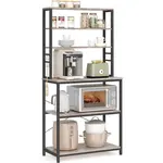 MID.YOU REGÁL, černá, šedobéžová, ocel, 80/167/40 cm