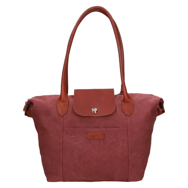 Nadčasová dámska kabelka Katana Milads - vínová