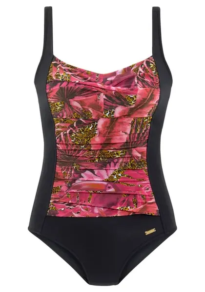 LASCANA Jednodielne plavky  zmiešané farby / čierna