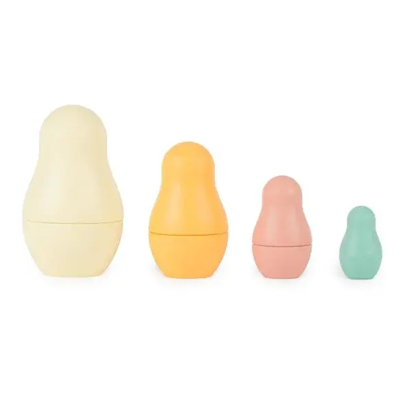 Bieco - Silikonová skládací matrjoška - Tropical Vibes