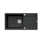 Granitový drez Pyramis MIDO 100 x 50 1B 1D čierny