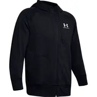Pánská mikina Under Armour  SPECKLED FLEECE FZ HOODIE-BLK S