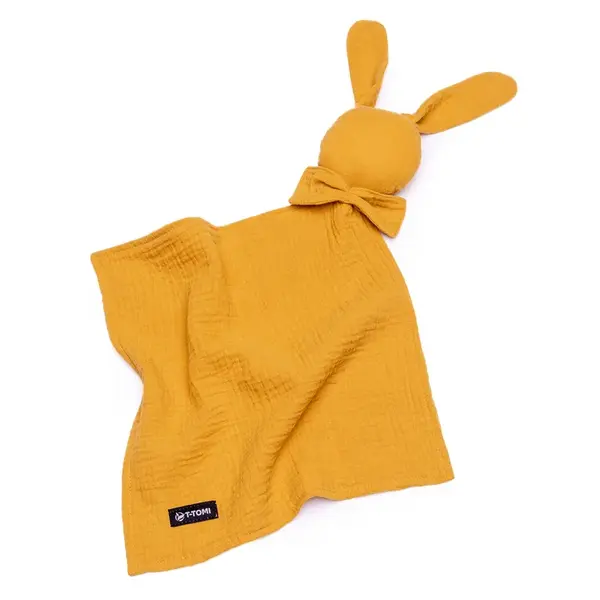 T-TOMI BIO mušelínový usínáčik Mustard