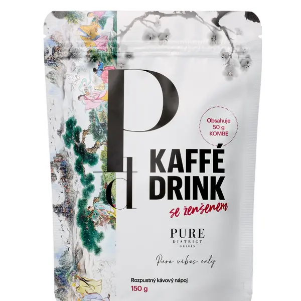 Pure District Kaffé Drink se ženšenem 150 g
