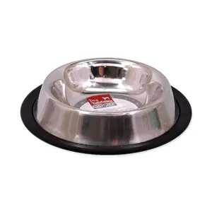 Dog Fantasy Miska nerez s gumou 15,5 cm 190 ml