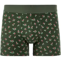 CELIO XMIBOHOLLY Pánské boxerky v dárkovém balení, khaki, velikost