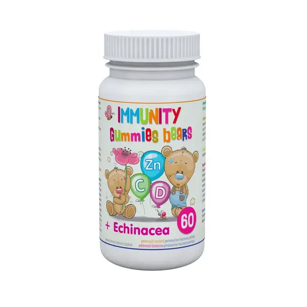 Clinical Immunity Gummies bears + Echinacea 60 ks