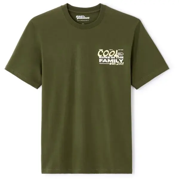 CELIO LLEFASTF Pánské tričko, khaki, velikost