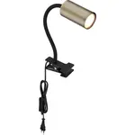 GLOBO Svietidlo na klip ROBBY star.mosadz/čierna GU10 25W 290 x 100 x 415 mm