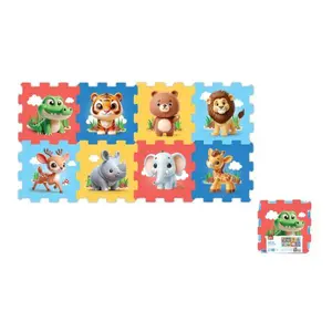 Pěnové Puzzle ZOO 8ks
