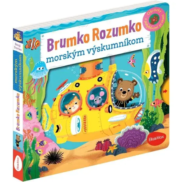 ELLA & MAX MEDKO ŠIKOVNÍČEK POTÁPAČOM Obrázky s pohyblivými prvkami, mix, veľkosť