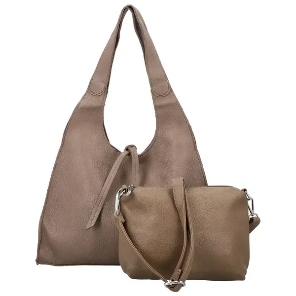 Dámsky set kabeliek taupe - Coveri Felixa