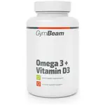 GymBeam OMEGA 3 + VITAMÍN D3 - 90 CAPS Zdravý tuk, , veľkosť