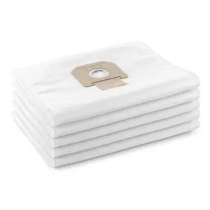 Kärcher Vliesové filtrační sáčky, 5 ks, NT 40/1, NT 45/1, NT 55/1 Tact, 5 Kusy, NT 40/1, NT 45/1, NT 55/1