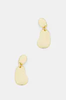 Pozlátená strieborná náušnica Answear.LAB