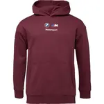 Puma BMW M MOTORSPORT ESSENTIALS+ HOODIE FLEECE Pánská mikina, vínová, velikost