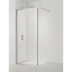 Sprchová zástena SAT Walk-In so stieracou lištou 110 cm SATWISL110