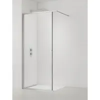 Sprchová zástena SAT Walk-In so stieracou lištou 110 cm SATWISL110