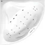 Masážna vaňa SIKO Royale 150x150 cm LUXUS akrylát ľavá aj pravá SIKOHMLRO150