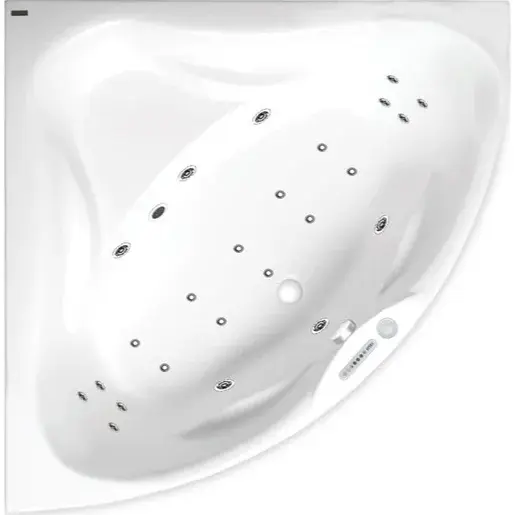 Masážna vaňa SIKO Royale 150x150 cm LUXUS akrylát ľavá aj pravá SIKOHMLRO150