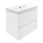 Cersanit Dormo kúpeľňová skrinka s umývadlom 50x34,5x63 cm biela lesk SIKONCMO006BL