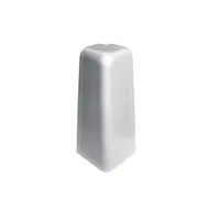 Roh k soklu Naturel strieborná, PVC, dĺžka 2 cm, EROHS