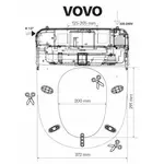 Šablóna bidetovacího sedátka VB3100S / VB4100S