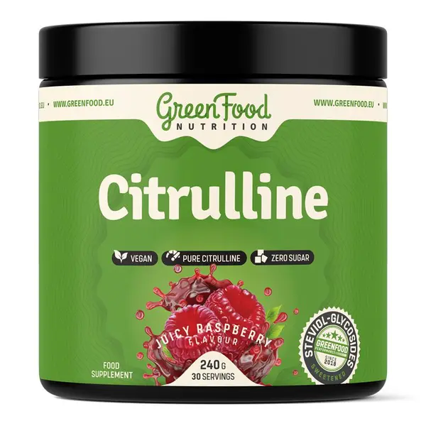 GreenFood Nutrition Citrulline juicy raspberry 240 g